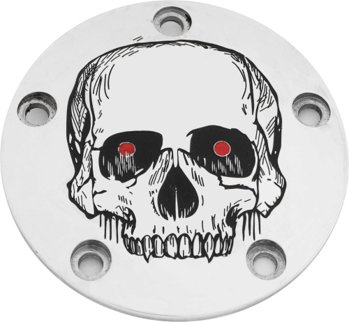 Custom Engraving LTD - Custom Engraving LTD Culture Points Cover for Skull - Chrome - TC - SKUL33-04