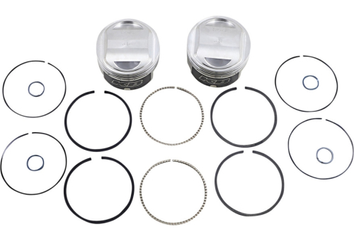 KB Performance - KB Performance Cast Piston Kit (88ci., Flat Top) - .020in. Oversize to 3.770in., 10.5:1 Compression - KB426C.020
