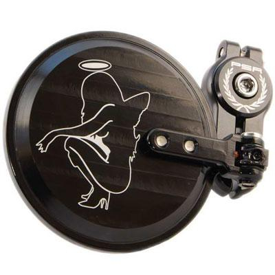 PSR - PSR Folding Bar End Mirror - Angel - Right Side - Black - 00-00207-22