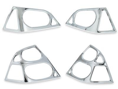 Show Chrome - Show Chrome Saddlebag Lens Grilles - 52-775
