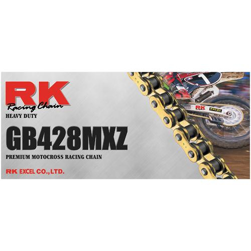 RK - RK 428 MXZ Heavy Duty Chain - 116 Links - Gold - GB428MXZ-116