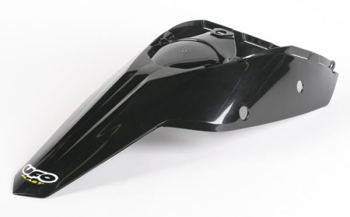 UFO Plastics - UFO Plastics Rear Fender with Side Panels - Black - KT03094-001