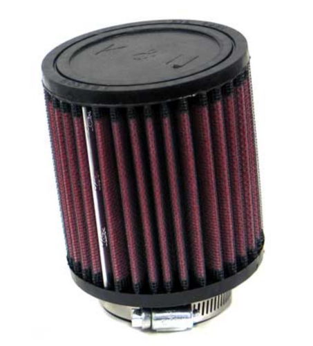 K&N Engineering - K&N Engineering Universal Round Straight Air Filter - Rubber End Cap - RB-0500