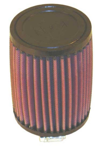K&N Engineering - K&N Engineering Universal Round Straight Air Filter - Rubber End Cap - RU-0510