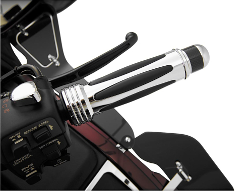 Show Chrome - Show Chrome Handlebar Dampers - Chrome with Carbon Fiber Insert - 52-712