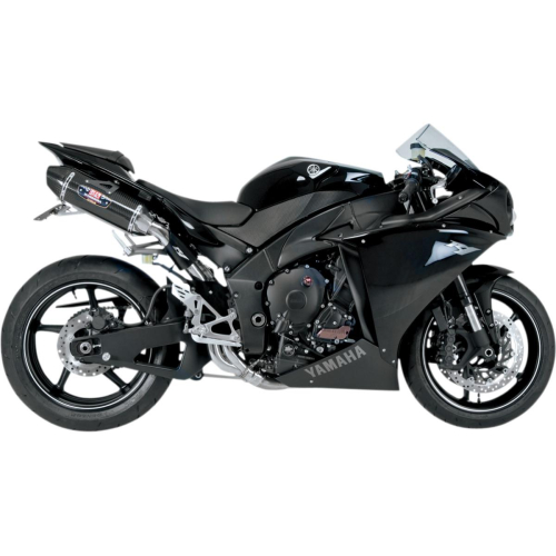Yoshimura - Yoshimura R-77 Race Series Dual 3/4 Exhaust - Carbon Fiber Mufflers - 1314302
