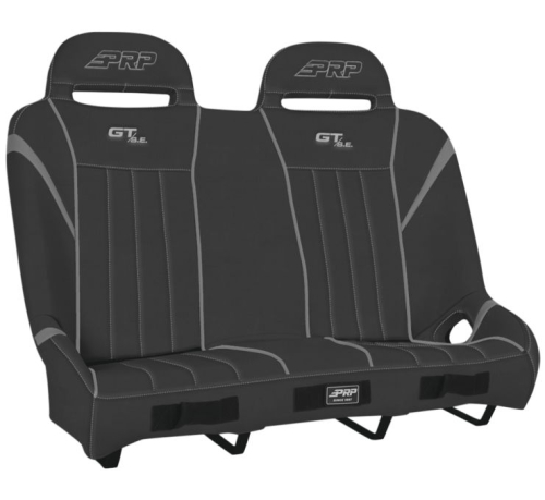 PRP - PRP GT/S.E. Bench Rear Seat with Front Pocket - Black/Gray - TUCKA60-203