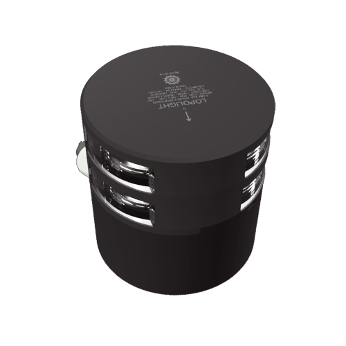 Lopolight - Lopolight Double Masthead Light - 3nm - Black Housing - Horizontal Mount
