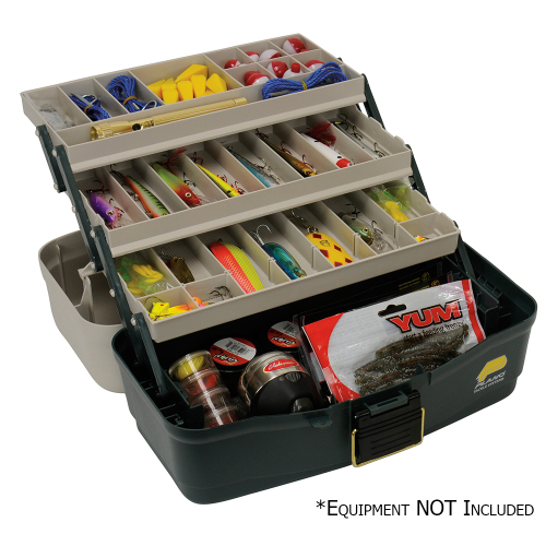 Plano - Plano Three-Tray Fixed Compartment Tackle Box