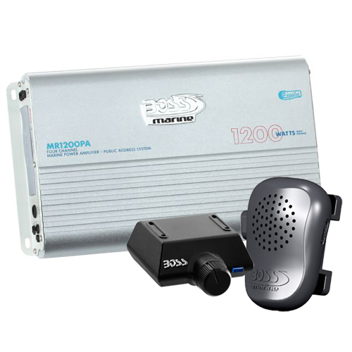 Boss Audio - Boss Audio MR1200PA 4-Channel 1200W Full Range Class A/B Amplifier