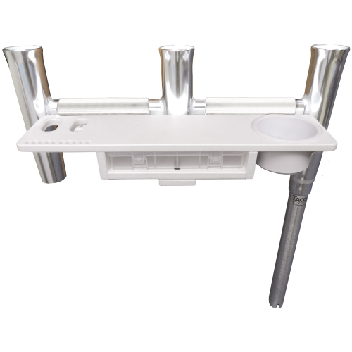 TACO Marine - TACO Deluxe Trident Rod Holder Cluster Offset w/Tool Caddy