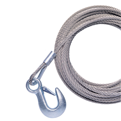 Powerwinch - Powerwinch 20' x 7/32" Replacement Galvanized Cable w/Hook f/215, 315 & T1650