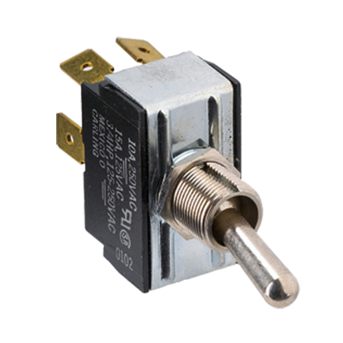 Paneltronics - Paneltronics DPDT (ON)/OFF/(ON) Metal Bat Toggle Switch - Momentary Configuration
