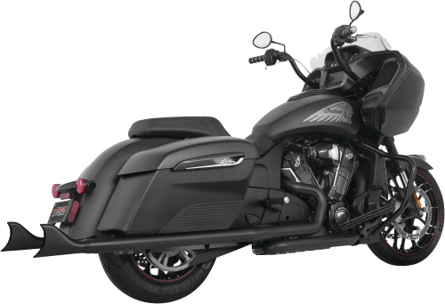 Freedom Performance - Freedom Performance 2.5in Sharktail Slip-Ons for Challenger - Cholo Black - IN00094