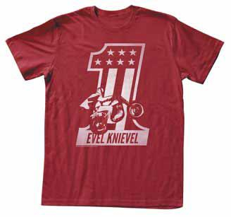 Evel Knievel - Evel Knievel Red One T-Shirt - EK533-2XL - Red - 2XL