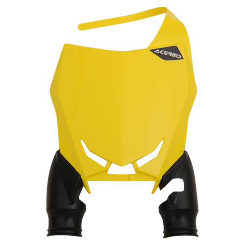 Acerbis - Acerbis Raptor Front Number Plate - Yellow/Black - 2689761017