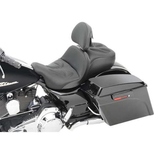 Saddlemen - Saddlemen Explorer G-Tech Low Profile Seat with Driver Backrest - 808-07B-03012