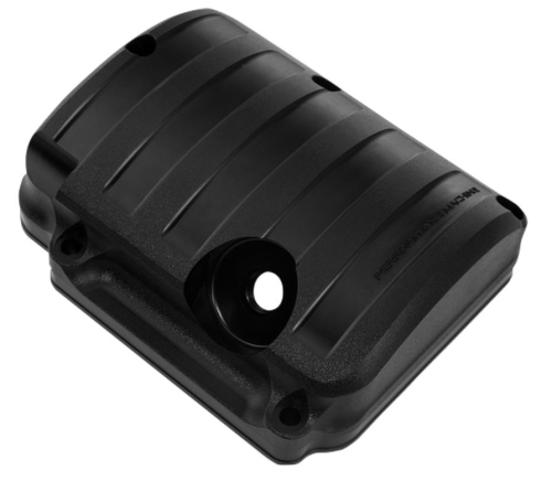 Performance Machine - Performance Machine Scallop Transmission Top Cover - Black - 0203-2007-SMB