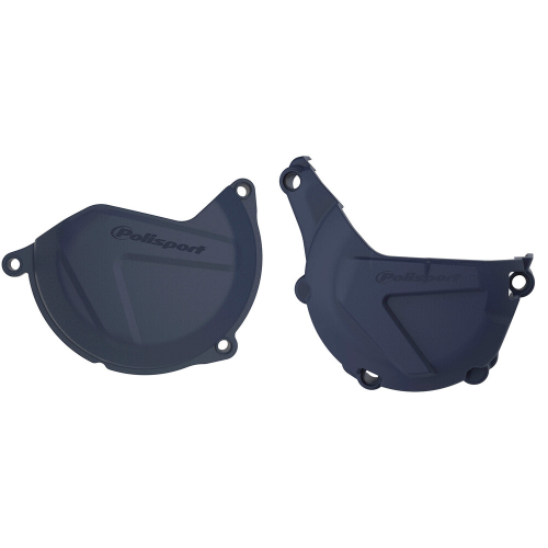 Polisport - Polisport Clutch/Ignition Cover Kit - Blue - 90990