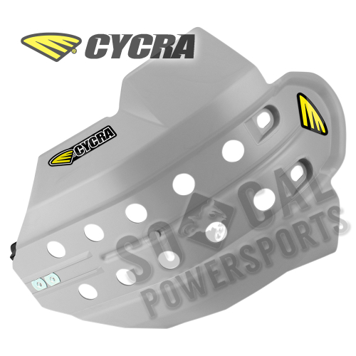 Cycra - Cycra Full Coverage Skid Plate with Hard Mounts - Gray - 621880