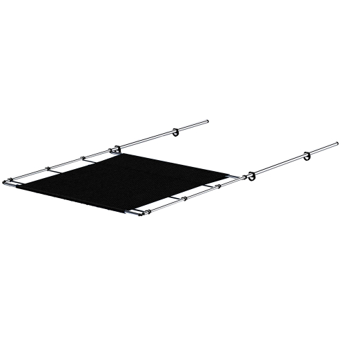 SureShade - SureShade PTX Power Shade - 51" Wide - Stainless Steel - Black
