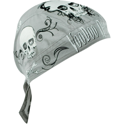 Zan Headgear - Zan Headgear Flydanna Headwrap - Z668 - Voodoo Child Gray - OSFM