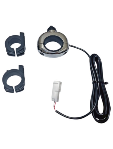 Custom Dynamics - Custom Dynamics Auxiliary Handlebar Mounted On/Off Switches - Gloss Black - CD-AUX-UNV-C
