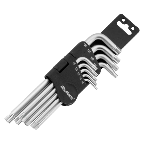 BikeMaster - BikeMaster 9-Piece Security S-Torx Wrench Set and Holder - 151584