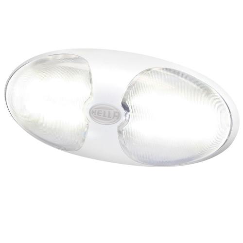 Hella Marine - Hella Marine DuraLED 12 Interior/Exterior Lamp - White LED - White Housing