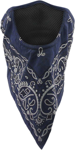 Schampa - Schampa Facefit Facemask - FMV-224 - Navy Paisley - OSFM