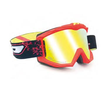 Pro Grip - Pro Grip 3204 Fluorescent Goggles - 3204FLRD - Fluo Red - OSFM
