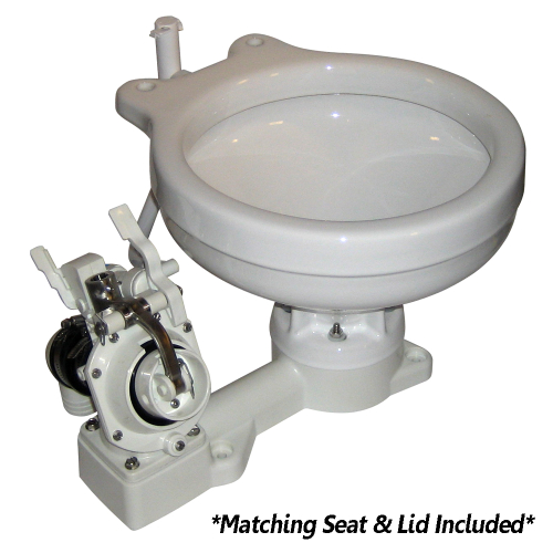 Raritan - Raritan Fresh Head - Fresh Water Flush - Manual - Household Style - Left Hand Operation