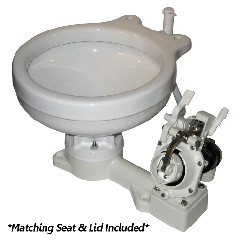 Raritan - Raritan Fresh Head - Fresh Water Flush - Manual - Household Style - Right Hand Operation
