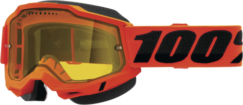 100% - 100% Accuri 2 Snow Goggles - 50223-608-05 - Orange / Yellow Lens - OSFA