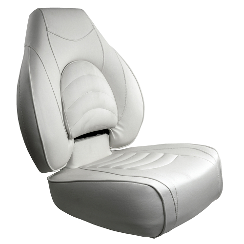 Springfield Marine - Springfield Fish Pro High Back Folding Seat - White