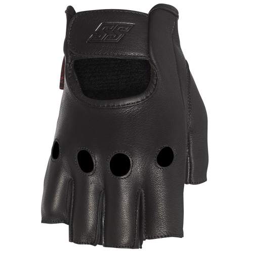 Speed & Strength - Speed & Strength Half Nelson Fingerless Leather Gloves - 1102-0117-0153 - Black - Medium