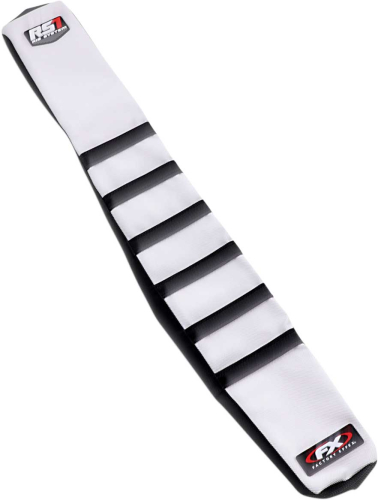 Factory Effex - Factory Effex RS1 Seat Cover - Black Sides/White Top/Black Ribs - 22-29640