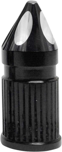 Avon Grips - Avon Grips Valve Stem Caps - Spike - Black - SVC-308-ANO-SPK