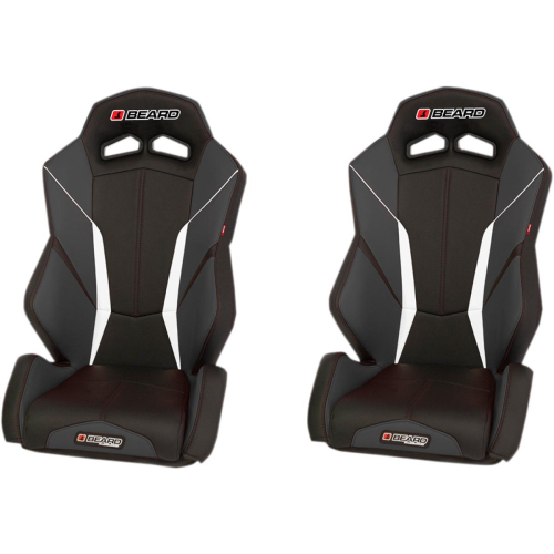 Beard Seats - Beard Seats Torque V2 Front Seats (Pair) - Black/Gray - 852-530