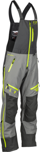 Fly Racing - Fly Racing Incline Bib - 470-42442X - Black/Gray/Hi-Vis - 2XL