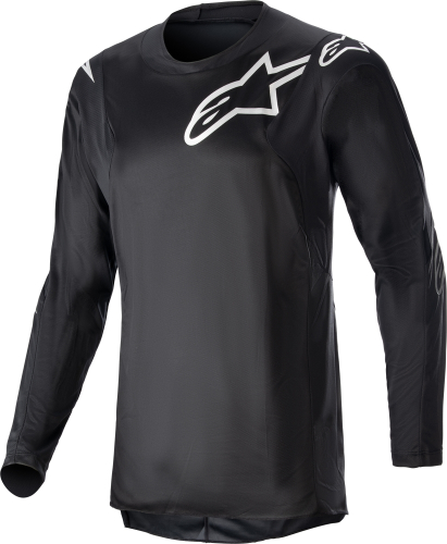 Alpinestars - Alpinestars Racer Graphite Jersey - 3761923-1014-3XL - Black/Reflective Black - 3XL