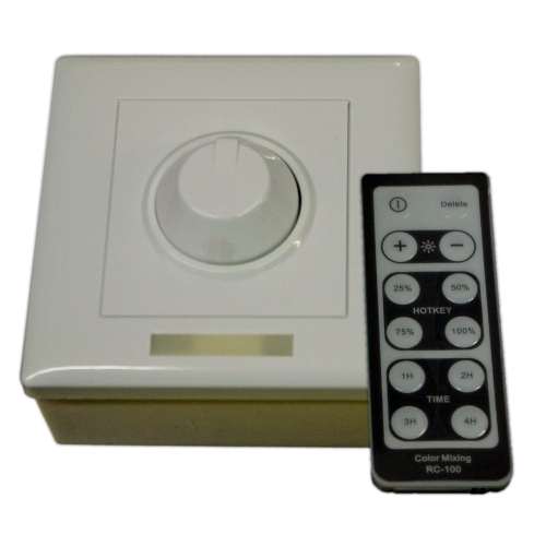 Lunasea Lighting - Lunasea Single Color Wall Mount Dimmer w/Controller