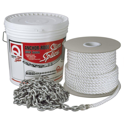 Quick - Quick Anchor Rode 15' of 7mm Chain and 200' of &#189;" Rope