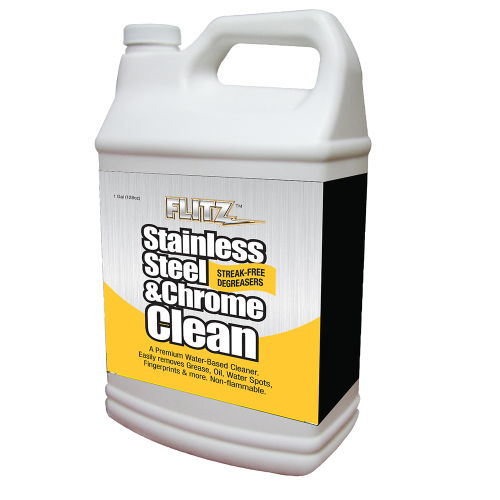 Flitz - Flitz Stainless Steel & Chrome Cleaner w/Degreaser - 1 Gallon