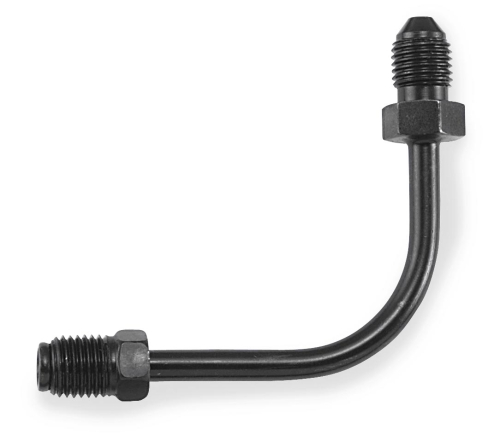 Goodridge - Goodridge 90 Degree Brake Fitting - 3/8in - 24 I.F. Long - Black - 691-03BK