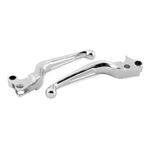 Bikers Choice - Bikers Choice Dual Slotted Levers - Chrome - 482715