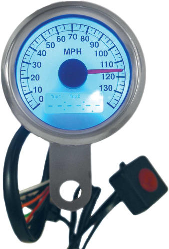 HardDrive - HardDrive 48mm Mini Speedo - White Face - 21-6899WNU