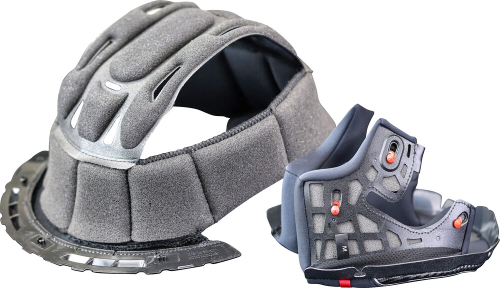 Scorpion - Scorpion Kwikwick 3 Liner/Cheek Pad Kit for Covert X Helmets - 2XL - COX-600-07