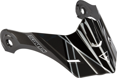 Scorpion - Scorpion Peak Visor for EXO-AT950 Teton Helmets - Black/Gray - 52-533-82