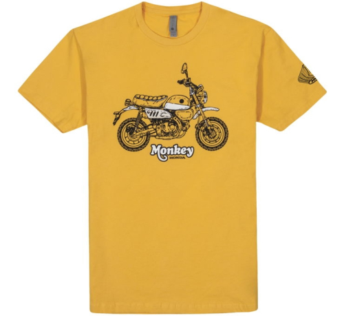 Powertex - Powertex Monkey Moto T-Shirt - NP21S-M2415-2X - Gold - 2XL